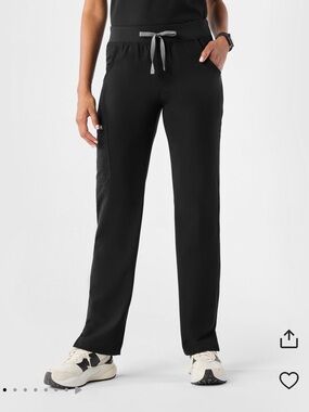 Figs Kade Cargo Scrub Pants Black Small